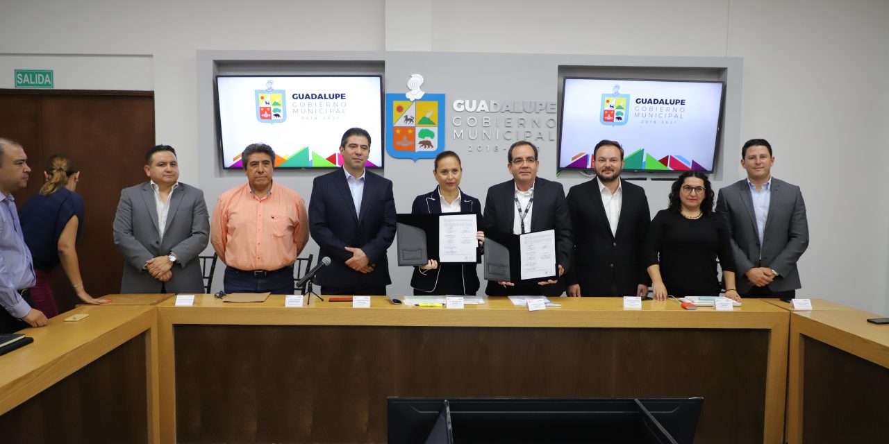 EL MUNICIPIO DE GUADALUPE FIRMÓ UN CONVENIO CON EL INEGI PARA CREAR EL SISTEMA MUNICIPAL DE INFORMACIÓN.