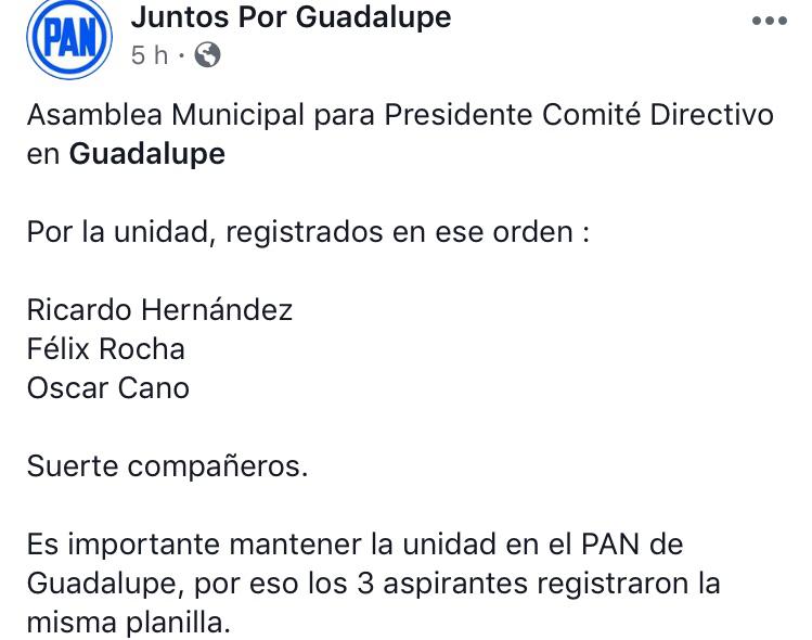 LOS NUEVOS “JUANITOS” APARECEN EN PANISMO DE GUADALUPE, TRES MUJERES “PODEROSAS” MANDARON AL ESPOSO DE COMPARSA, DOS DIPUTADAS Y LA SECRETARIA DE RAÚL GRACIA