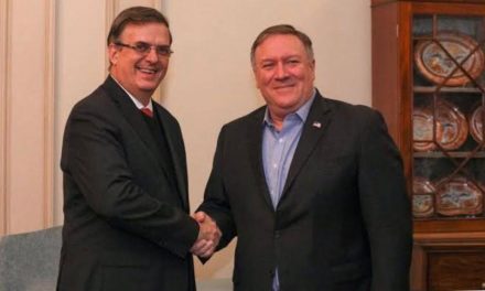 HAY REUNIÓN DE POMPEO Y EBRARD