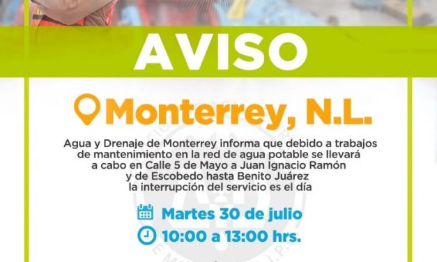 AGUA Y DRENAJE REALIZA LABORES DE MANTENIMIENTO