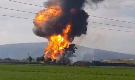 DUCTO DE PEMEX INCENDIA CELAYA, GUANAJUATO