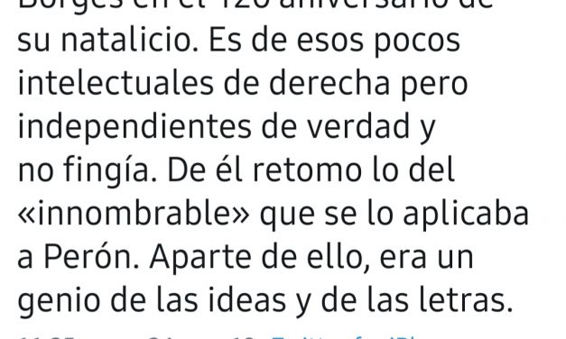 RECUERDA LOPEZ OBRADOR A GRAN ARTISTA ARGENTINO