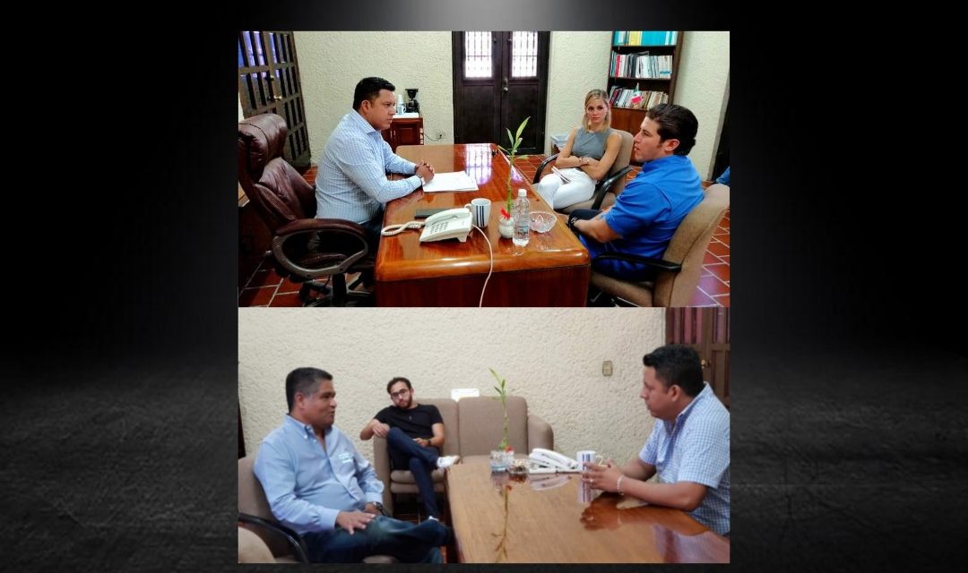 ALCALDE DE HIGUERAS JESÚS RAMÍREZ DA MUESTRA DE GRAN ESTATURA POLÍTICA AL RECIBIR POR IGUAL Y CON MISMO TRATO A SAMUEL GARCÍA Y VICTOR FUENTES, COLOCANDO CON ELLO EN MAPA NACIONAL A ESE PEQUEÑO MUNICIPIO