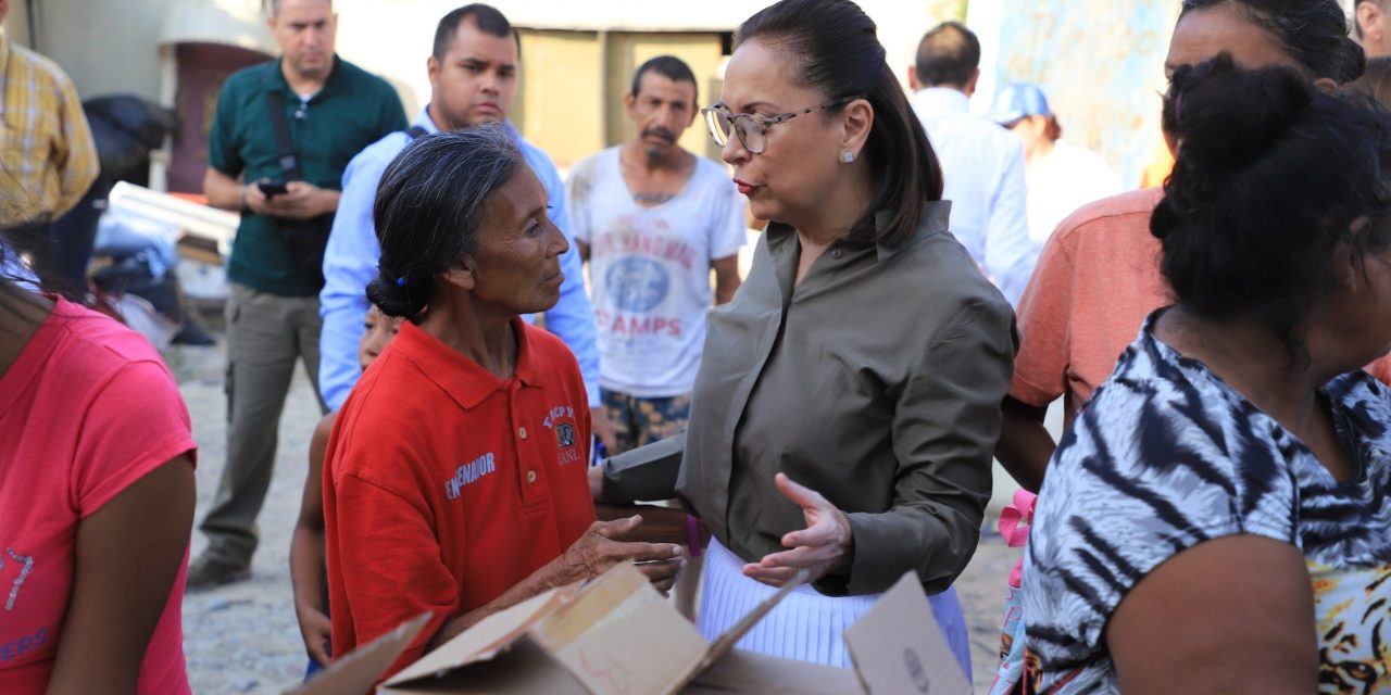 CRISTINA DÍAZ SIGUE CADA PASO DE AFECTADOS EN EL RANCHITO