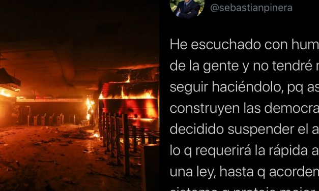 PRESIDENTE CHILENO FRENA ALZA EN PRECIO DEL METRO