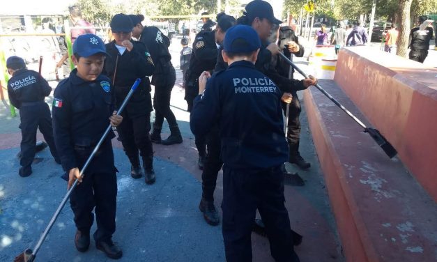 BRINDA MONTERREY PARTICIPACIÓN EN LA BRIGADA DE LIMPIEZA EN EL POLÍGONO EDISON