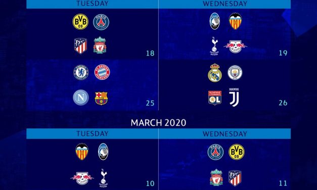 DEFINIDOS LOS ENCUENTROS DE OCTAVOS DE FINAL LA CHAMPIONS LEAGUE
