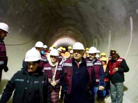 AMLO INAGURÓ EL TÚNEL EMISOR ORIENTE