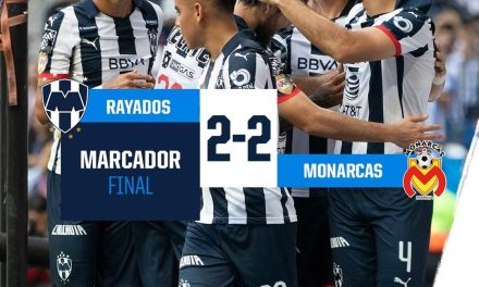 DOS GOLES DE PENAL DE NICO SÁNCHEZ LES DA EL EMPATE A LOS RAYADOS