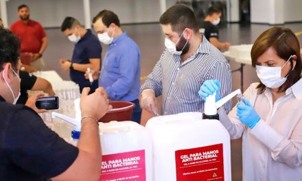 ENTREGA GUADALUPE 20 MIL BOTES DE ANTIBACTERIAL A SUS CIUDADANOS