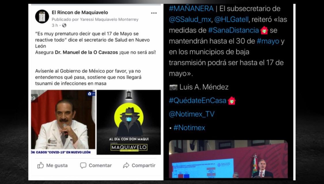 UNA MISMA PANDEMIA, UN MISMO PAÍS Y DOS VERSIONES DISTINTAS PARA SALIR DE CRISIS, UNA DE GOBIERNO DE AMLO Y OTRA DE GOBIERNO DEL BRONCO