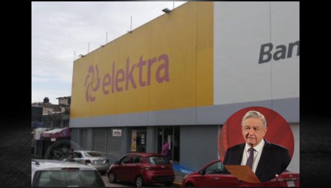 INFORMA EL PRESIDENTE AMLO CIERRE DE TIENDAS ELEKTRA PERO COMO QUE EL AVISO NO LLEGÓ EN COATZACOALCOS VERACRUZ, ¿SERÁ QUE PARA LOS VERACRUZANOS SI ES UN COMERCIO ESENCIAL?