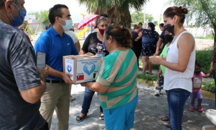 MARTÍN LÓPEZ DISTRIBUYE APOYO DE DESPENSAS POR PARTE DEL GOBIERNO DE TAIWÁN