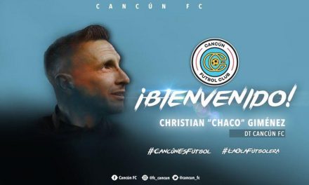 ”CHACO’ GIMENEZ ES ANUNCIADO COMO EL NUEVO DIRECTOR TECNICO DE LA FRANQUICIA ‘’CANCUN FC’’