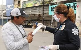 MEDIDA PERMANENTE. SEGURIDAD PÚBLICA DE MONTERREY MANTIENE CAMPAÑA PARA EVITAR CONTAGIOS.