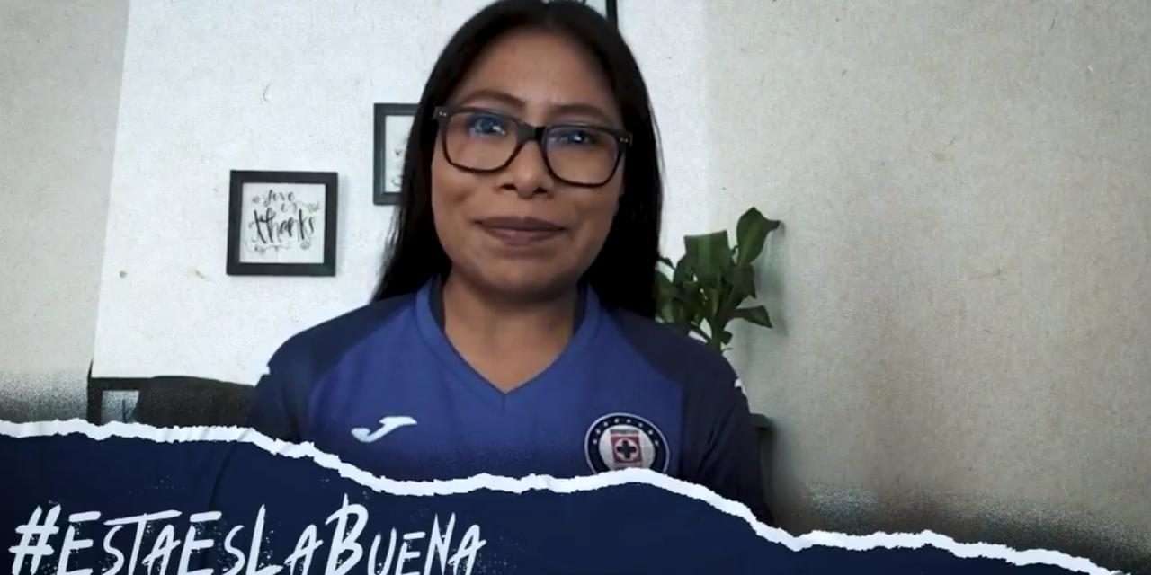 YALITZA APARICIO CONFIESA AMOR A LA MÁQUINA DEL CRUZ AZUL Y LES DESEÓ SUERTE