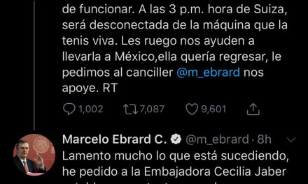 PAPÁ DE ANA LUCÍA PIDE DE FAVOR A CANCILLER MARCELO EBRARD AYUDA PARA LLEVAR A MÉXICO A SU HIJA LAMENTABLEMENTE FALLECIDA