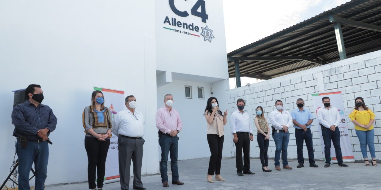 REALIZA ALLENDE INAUGURACIÓN DEL C4, SISTEMA INTEGRAL QUE AYUDARÁ A LA SEGURIDAD DEL MUNICIPIO