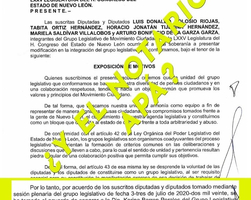 LUIS DONALDO COLOSIO SE METIÓ CON LA MUJER EQUIVOCADA; KARINA BARRÓN LANZA OFENSIVA EN SU CONTRA POR CORRUPCIÓN CON SUPUESTO NOTARIO PÚBLICO