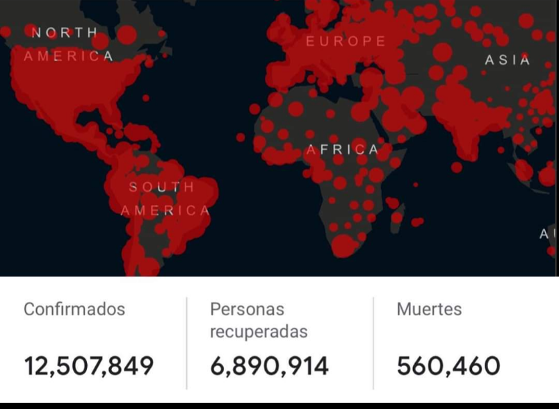 ASÍ LOS NÚMEROS GLOBALES DE LA PANDEMIA DEL COVID-19