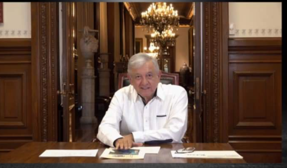 AMLO ASEGURA QUE LA PANDEMIA VA EN DESCENSO