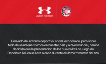 UNDER ARMOUR INFORMA JERSEYS DEL TOLUCA SERÁN PRESENTADOS HASTA EL ÚLTIMO TRIMESTRE DEL AÑO Y SON BLANCO DE MEMES