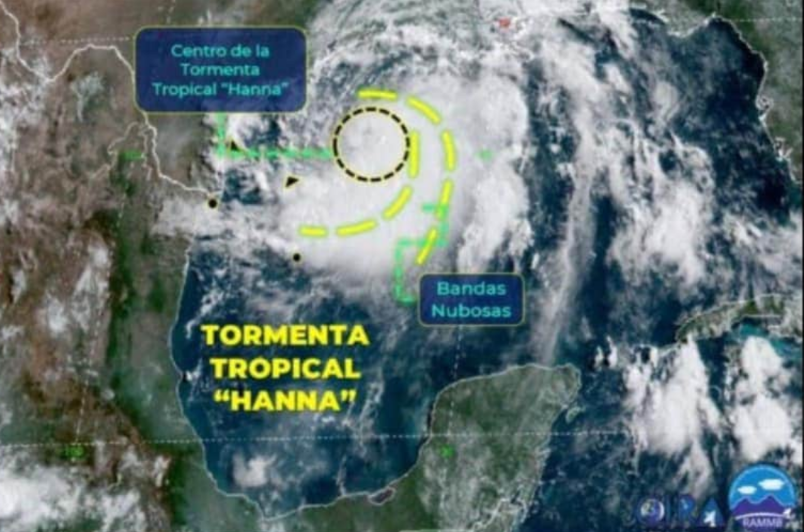 POR SI ALGO NOS FALTABA, EL COVID EN SU PICO MAXIMO Y UNA TORMENTA QUE PUEDE AGRAVAR LA PANDEMIA, LLEGA HANNA ESTE FIN DE SEMANA A NUEVO LEÓN. AHORA SÍ ¡QUÉDATE EN CASA!