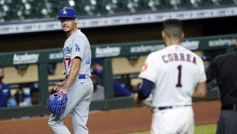 PITCHER DE LOS DODGERS CASTIGADO 8 JUEGOS POR DAR SU “MERECIDO” A CORREA Y BREGMAN