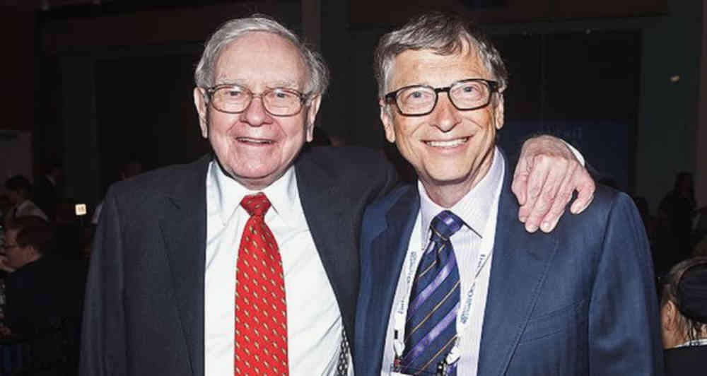 DE EMPRESARIO A EMPRESARIO. BILL GATES DEMUESTRA SU RESPETO Y ADMIRACIÓN A WARREN BUFFETT APROVECHANDO SU CUMPLEAÑOS<br>