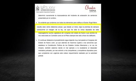 LA INEPTITUD DE LA ACTUAL LEGISLATURA SIGUE COBRANDOLES FACTURA A LOS DIPUTADOS, Y MIENTRAS TANTO, ¿CLAUDIA TAPIA AL MARGEN DE LA LEY? ¡POR FAVOR!