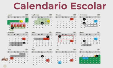 SECRETARÍA DE EDUCACIÓN PÚBLICA (SEP) PRESENTÓ EL CALENDARIO OFICIAL PARA EL CICLO ESCOLAR 2020-2021