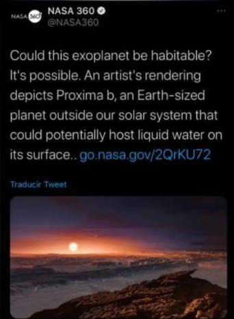 NASA MUESTRA COMO SE VERÍA NUESTRO PRÓXIMO PLANETA HABITABLE