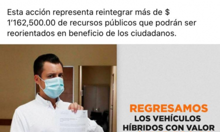 LUIS DONALDO COLOSIO DE MOVIMIENTO CIUDADANO DEVUELVE VEHÍCULOS ASIGNADOS A SU BANCADA POR CONSIDERAR QUE SON LUJOS INNECESARIOS, ANTES, LA BANCADA DE MORENA, LIDERADA POR RAMIRO GONZÁLEZ, HABÍA RECHAZADO ACEPTAR