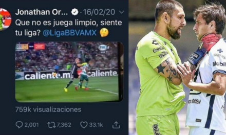 JONATHAN OROZCO OFRECE DISCULPAS POR SU IMPRUDENTE ACCIÓN ANTE LOS PUMAS, USUARIOS LO SEÑALAN COMO DOBLE MORAL<br>