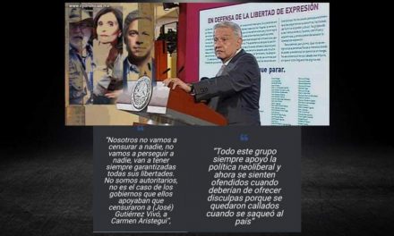 LOS LLAMADOS INTELECTUALES DE MÉXICO HAN ALZADO LA VOZ Y HAN EXCLAMADO AL UNÍSONO ¡ALTO AL USO DEL APARATO DEL ESTADO PARA VIOLENTAR LA LIBERTAD DE EXPRESIÓN! <br>