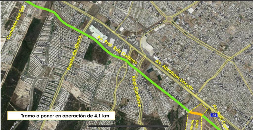 GOBIERNO DE MONTERREY PLANEA AMPLIAR LA AVENIDA RUIZ CORTINES AL PONIENTE PARA MEJORAR LA VIALIDAD