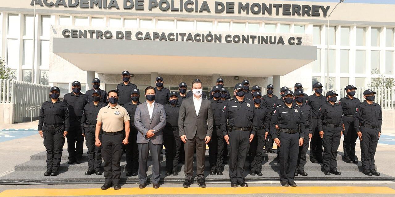 GOBIERNO DE MONTERREY GRADÚA 51 NUEVOS ELEMENTOS PARA LA SEGURIDAD PÚBLICA