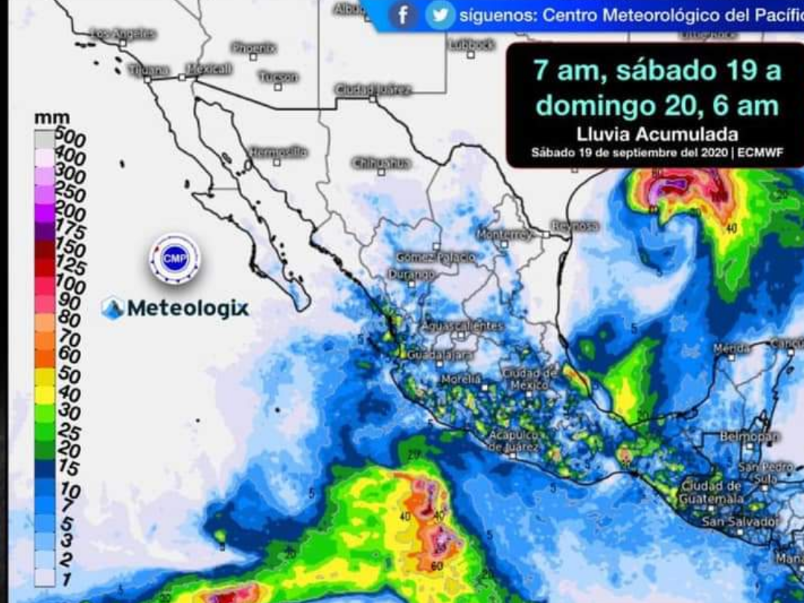 AMENAZA A NUEVO LEÓN TORMENTA BETA