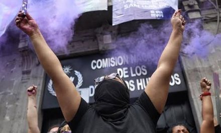 NO SE PONEN DE ACUERDO CON LA COMISIÓN NACIONAL DE DERECHOS HUMANOS Y PINTAN DENTRO DEL RECINTO