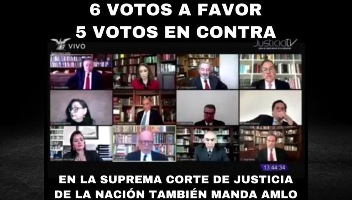 LA SUPREMA CORTE DE ANDRÉS MANUEL LÓPEZOBRADOR, PERDÓN, DE JUSTICIA, AUTORIZA QUE AL ESTILO DE UN CIRCO ROMANO SE PREGUNTE AL PUEBLO SI METEN A LA CÁRCEL A EX PRESIDENTES COMO CALDERÓN, PEÑA NIETO Y VICENTE FOX