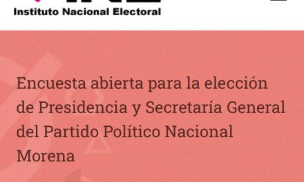 AGARRENSE QUE LA ENCUESTA DONDE MARIO DELGADO GANARÁ PRESIDENCIA DE MORENA, PERDÓN, DONDE SE DECIDIRÁ PRESIDENTE DE ESE PARTIDO, ARRANCARÁ HOY