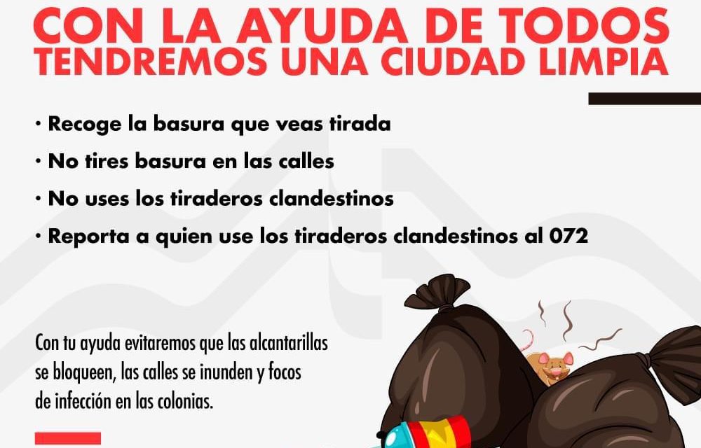 RECONOCE ADRIÁN DE LA GARZA EL GRAVE PROBLEMA SOCIAL CON LA BASURA Y QUE MONTERREY NECESITA MÁS ÉTICA Y RESPONSABILIDAD CIUDADANA PARA ERRADICAR ESA CULTURA DE LA CONTAMINACIÓN