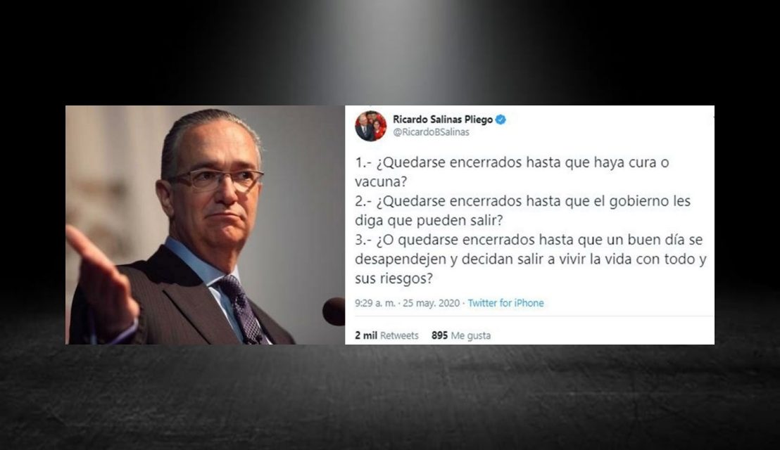 RICARDO SALINAS PLIEGO, EL EMPRESARIO Y JEFE QUE NADIE QUISIERA TENER, HASTA DENISSE DRESSER LE DICE QUE DEBERÍA PREOCUPARSE MÁS POR LOS TRABAJADORES QUE LO HICIERON GANAR DINERO