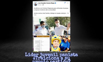 EL LÍDER JUVENIL DE LOS PANISTAS DESDE ESA EDAD APRENDE A TRAICIONAR SUS IDEALES E INCLUSO A SUS COMPAÑEROS DE PARTIDO ¿QUÉ PENSARÁN MARTÍN LÓPEZ, JUAN CARLOS RUIZ O LA MISMA ANNIA GÓMEZ, SOBRE FOTO DE NICOLAITA CON LUIS DONALDO COLOSIO?