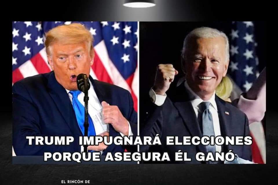 ASÍ LAS COSAS: JOE BIDEN AVENTAJA, DONALD TRUMP IMPUGNARÁ