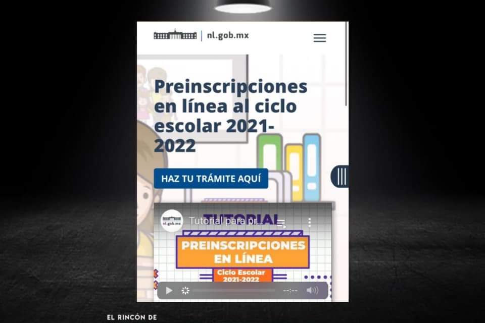 TODO LO QUE NECESITAS SABER SOBRE LAS PREINSCRIPCIONES DEL CICLO ESCOLAR 2021-2022; TRÁMITE FINALIZA EL 9 DE NOVIEMBRE