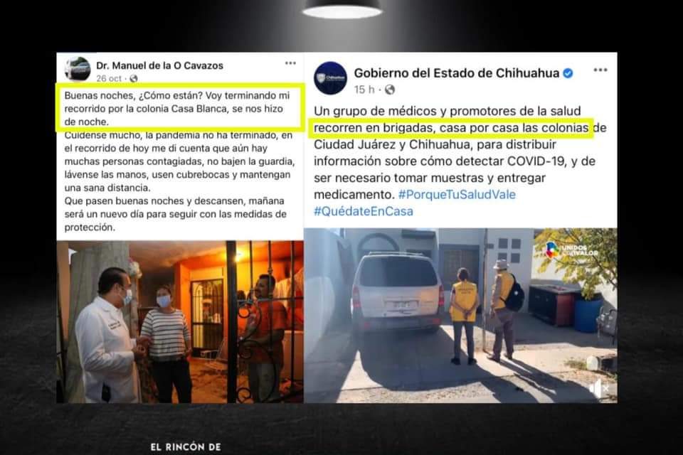 MANUEL DE LA O CAVAZOS ¡ES UN GENIO!, SU ESTRATEGIA DE VISITAR HOGAR POR HOGAR TRASCIENDE HASTA CHIHUAHUA, DONDE SE PADECE UN GRAVE REBROTE DE COVID-19; HASTA DEBERÍAN PONERLO EN LUGAR DE GATELL