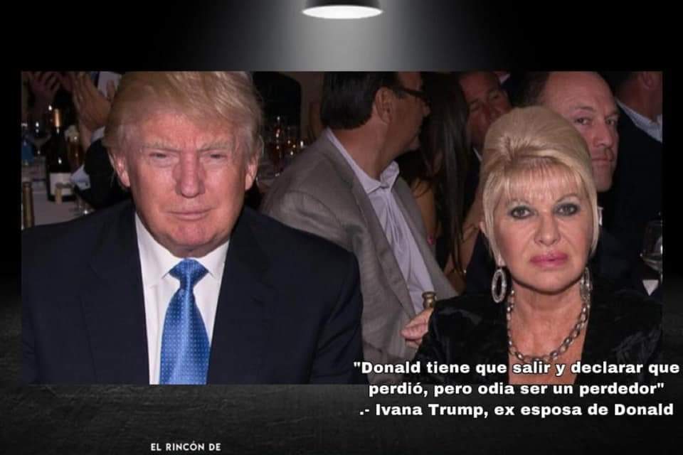 HABLA EX ESPOSA DE TRUMP Y LO DEJA EN RIDÍCULO, LE RECOMIENDA ACEPTAR DERROTA Y OLVIDAR LA POLÍTICA