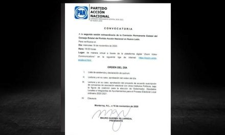 EL PAN NUEVO LEÓN ESTÁ LISTO PARA DAR A CONOCER A SU ALIADO EN 2021, LO QUE LE EVITARÁ CUMPLIR LA #PARIDAD EN MUNICIPIOS CLAVE