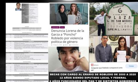 ALFONSO ROBLEDO Y SU OBSTINACIÓN POR SER ALCALDE DE GUADALUPE DESDE HACE 12 AÑOS Y SUS “BECAS” DESDE HACE 20 CON CARGO AL ERARIO